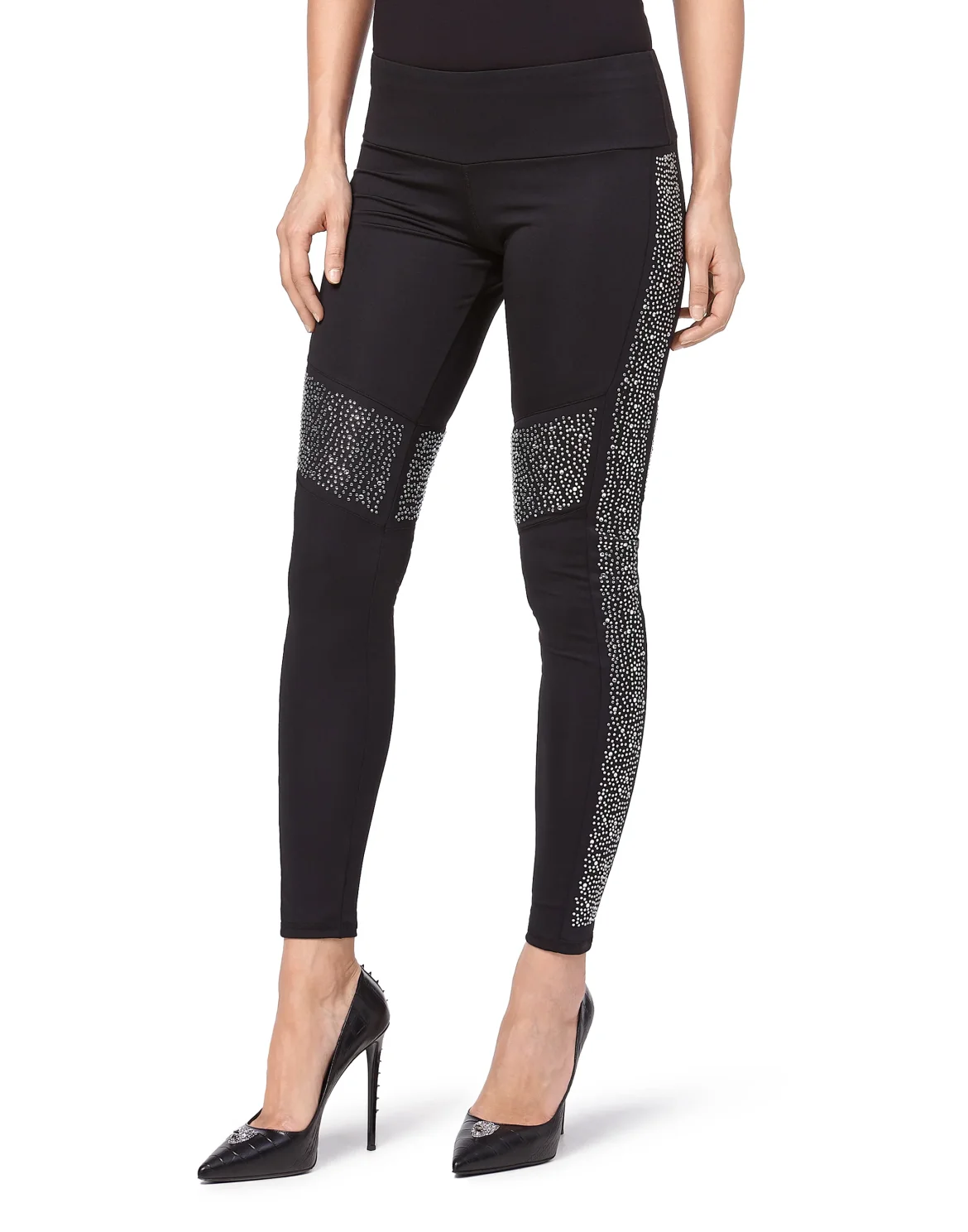 Jogging Leggings Morgan Fit "Dangerous", цвет: Черный