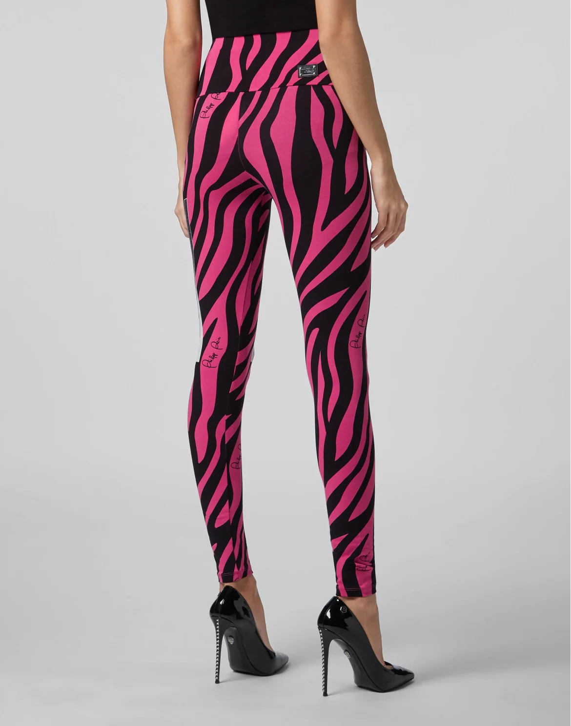 Jogging Leggings Zebra, цвет: Черный