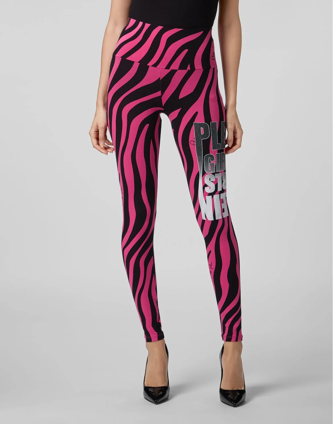 Jogging Leggings Zebra, цвет: Черный