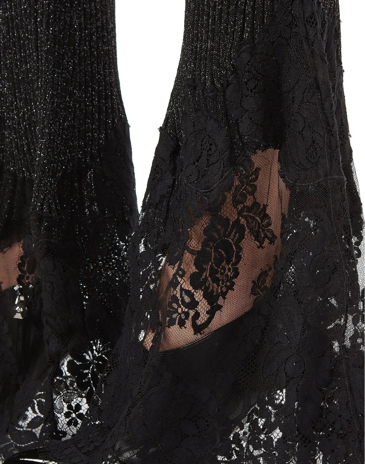 Knit Jogging Trousers  "Elegant Lace", цвет: Черный