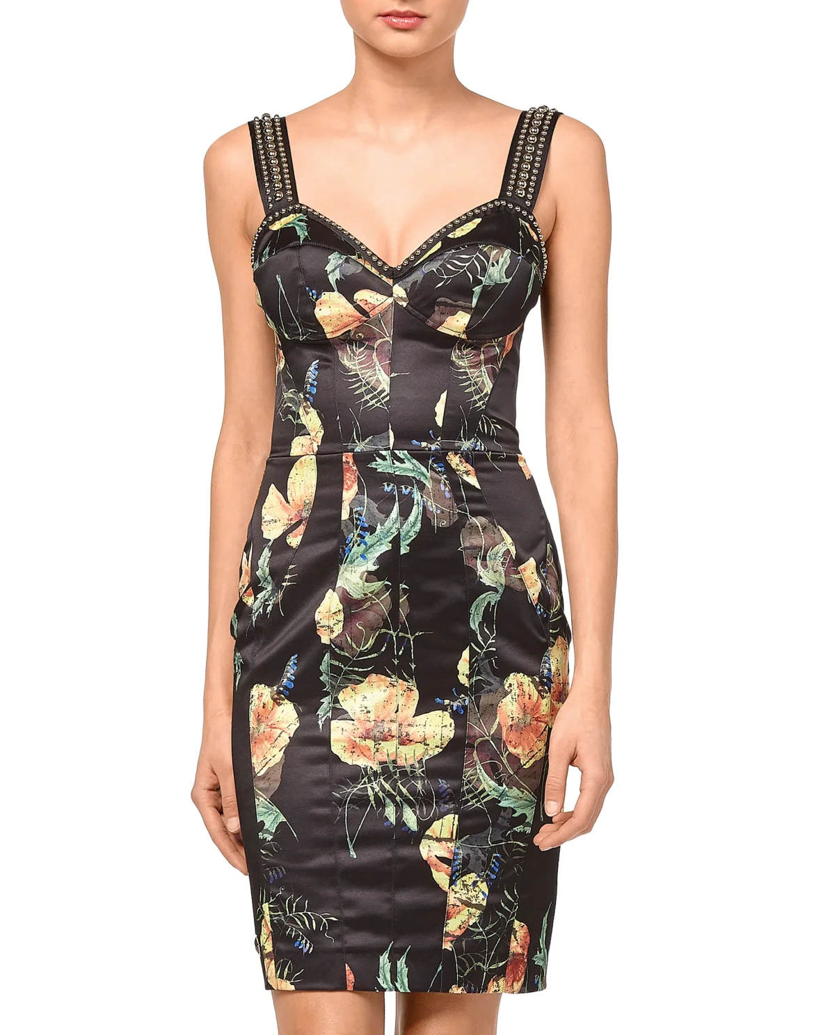 Day Dress "Flowers", цвет: Черный