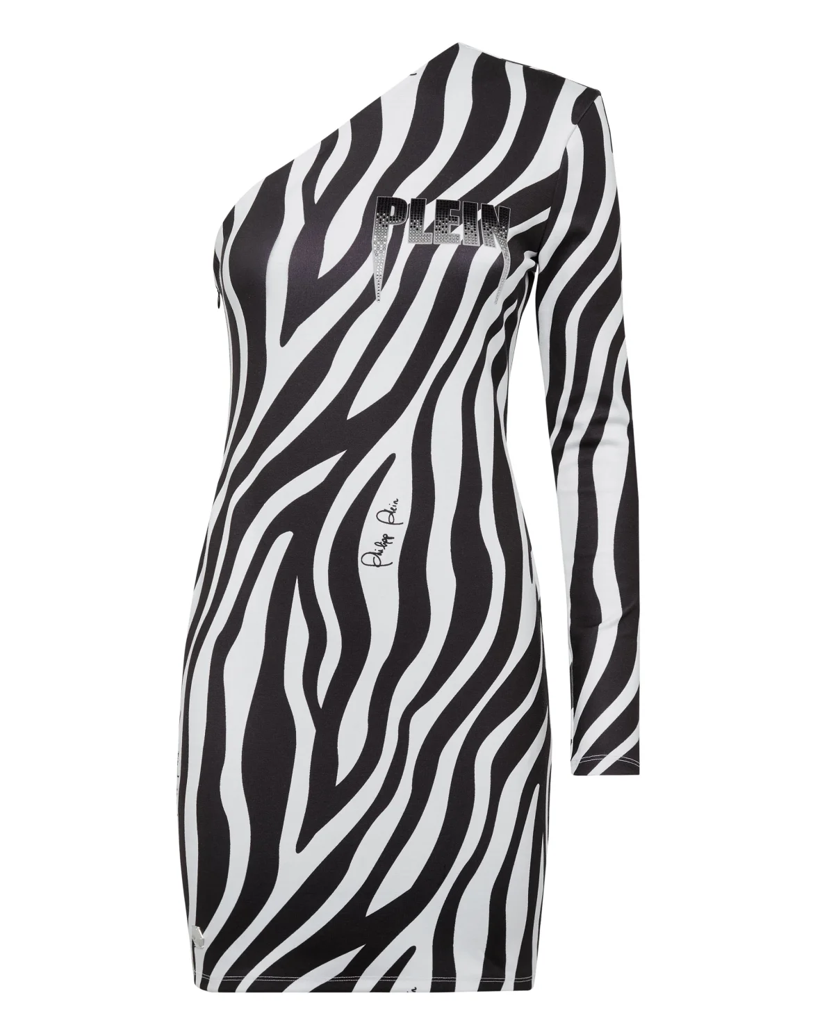 Short Dress Zebra, цвет: Черный