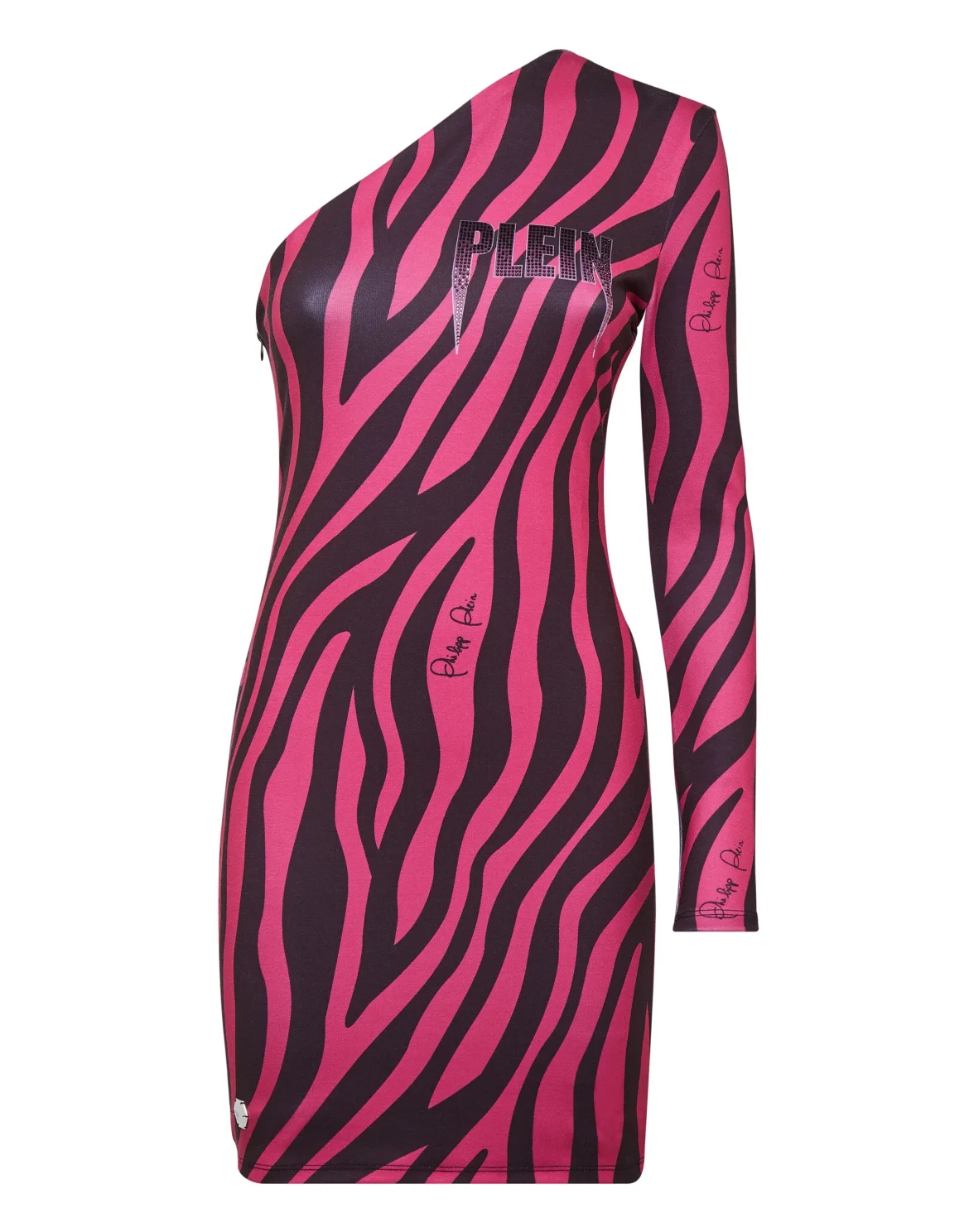 Short Dress Zebra, цвет: Черный