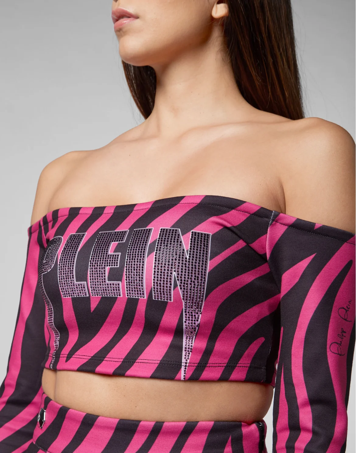 Top/Skirt Zebra, цвет: Черный