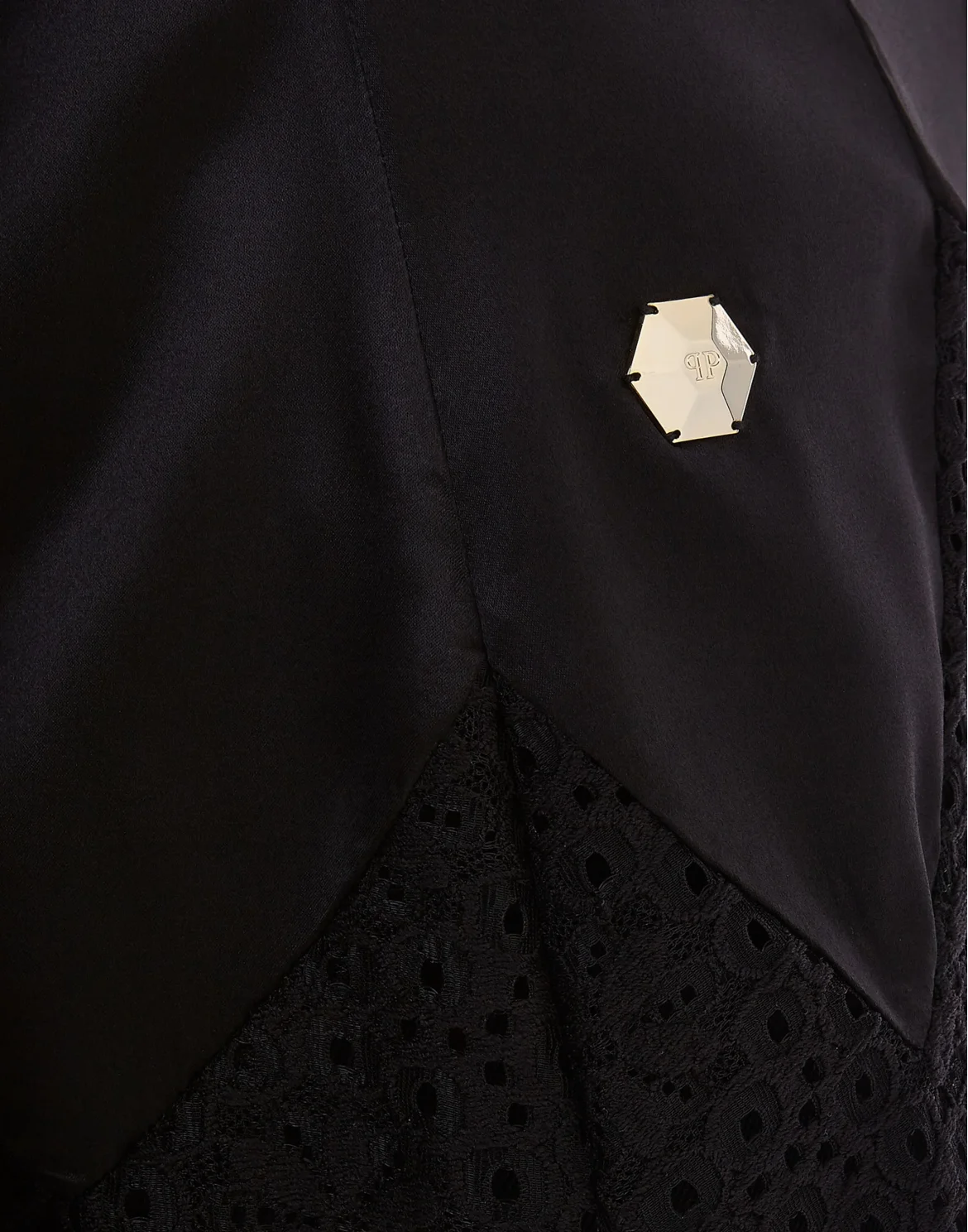 Shirt "Lace Point", цвет: Черный