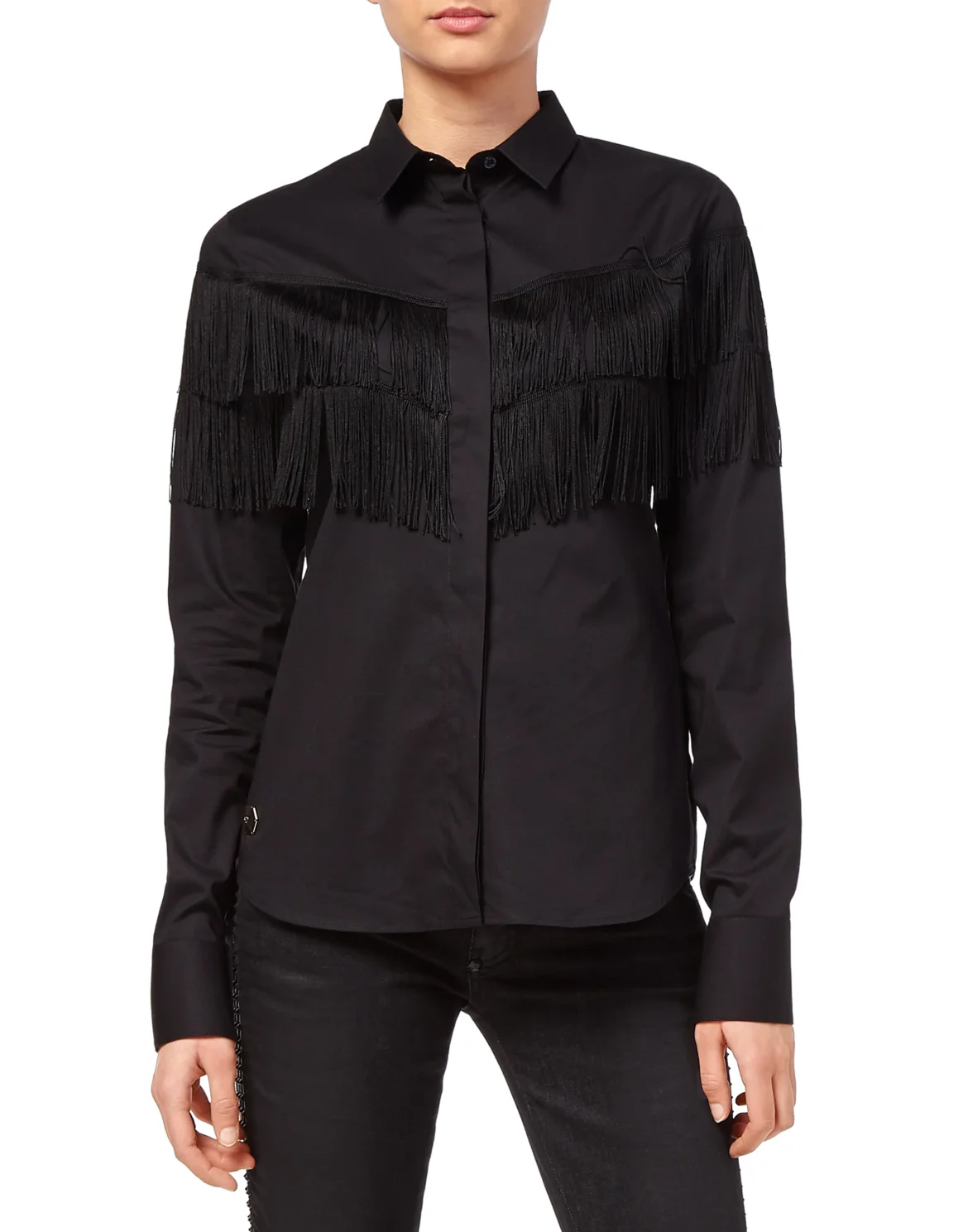 Shirt "Just Fringe", цвет: Черный