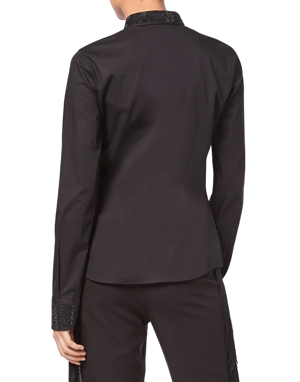 Shirt "Strass And Studs" - Basic fit, цвет: Черный
