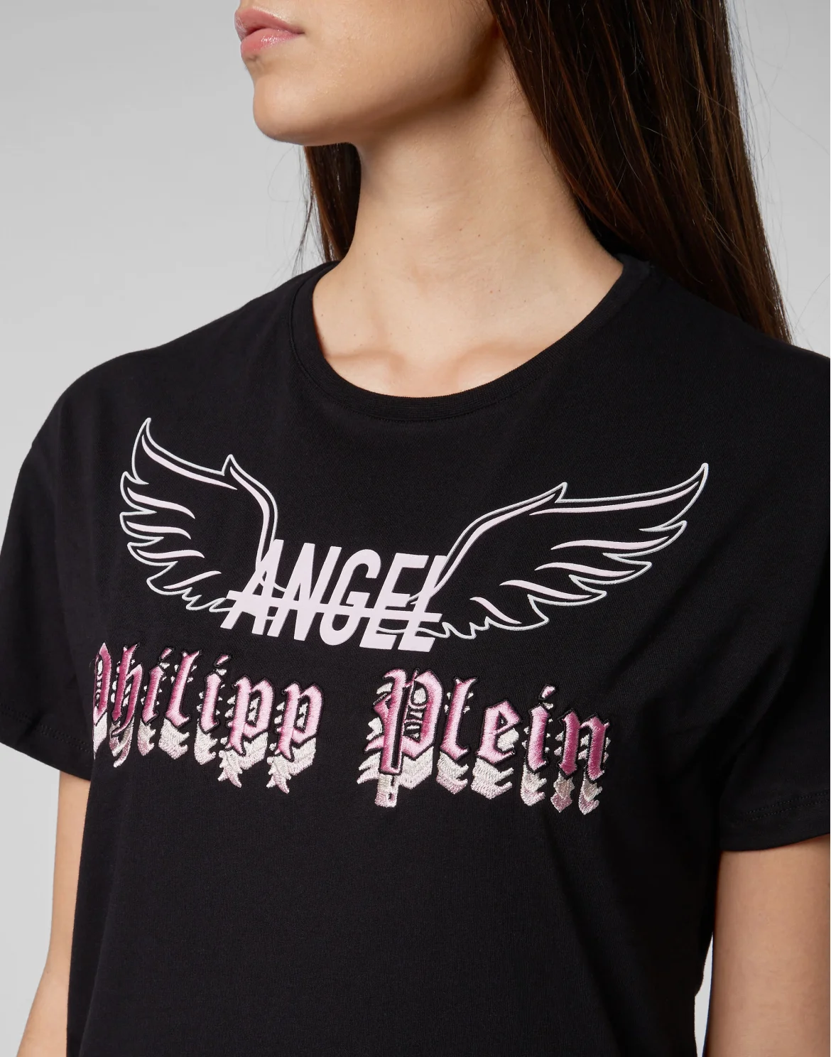 T-Shirt Short Dresses Angel, цвет: Черный