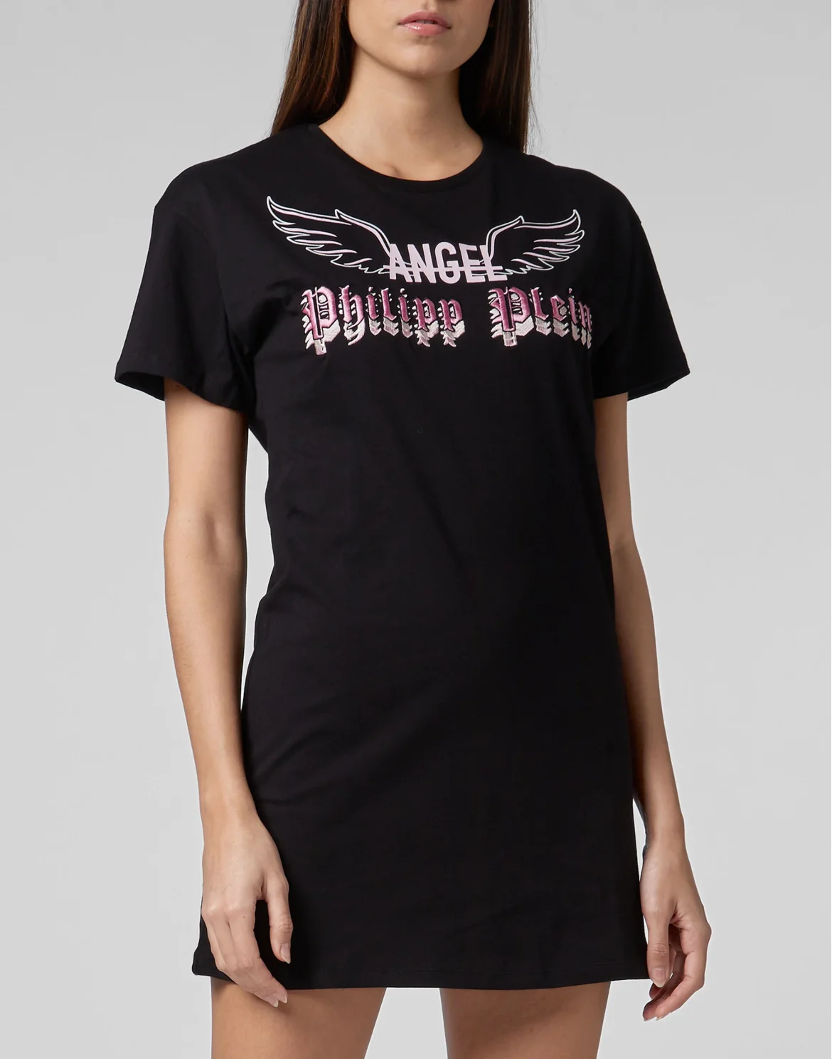 T-Shirt Short Dresses Angel, цвет: Черный