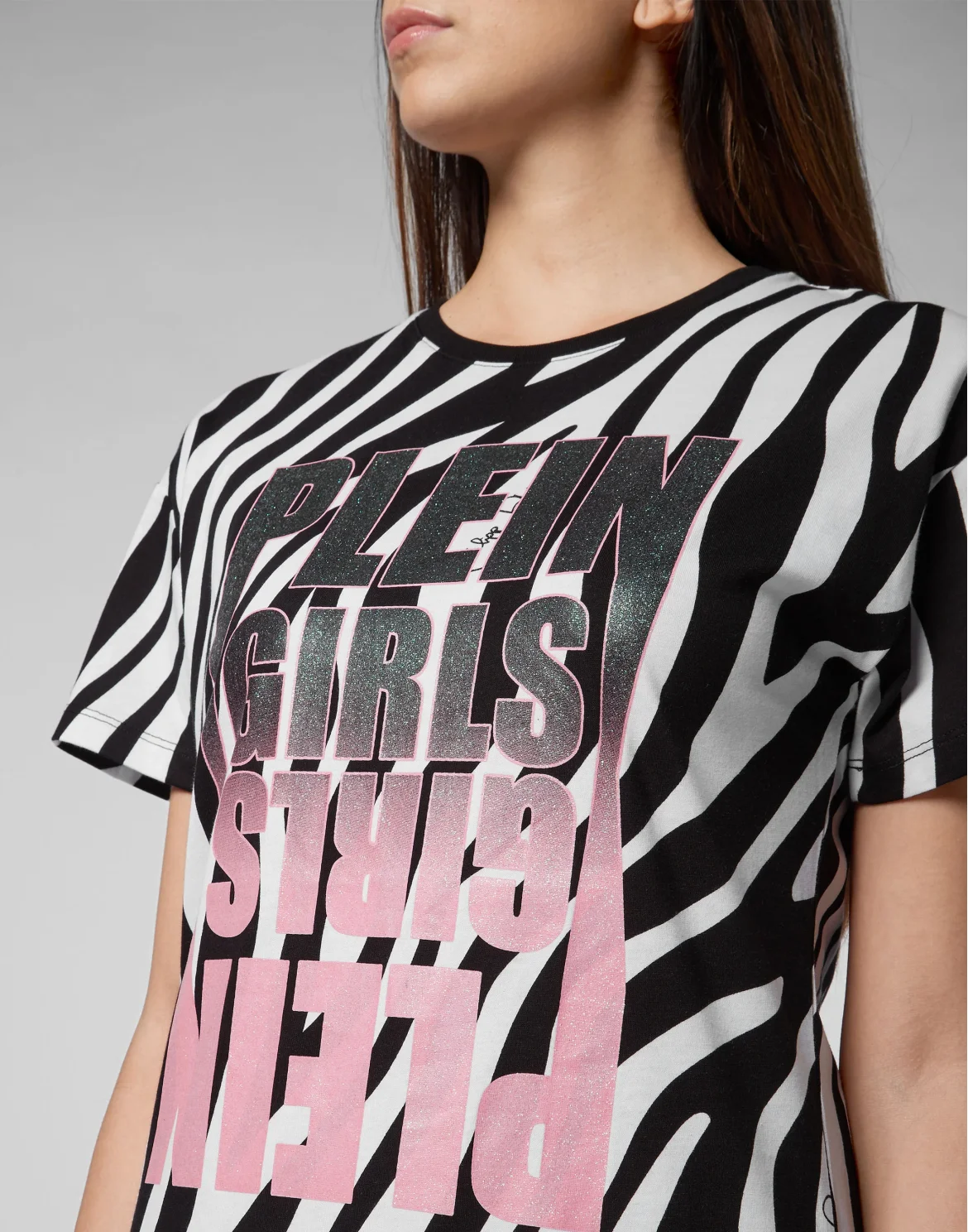 T-Shirt Short Dresses Zebra, цвет: Черный