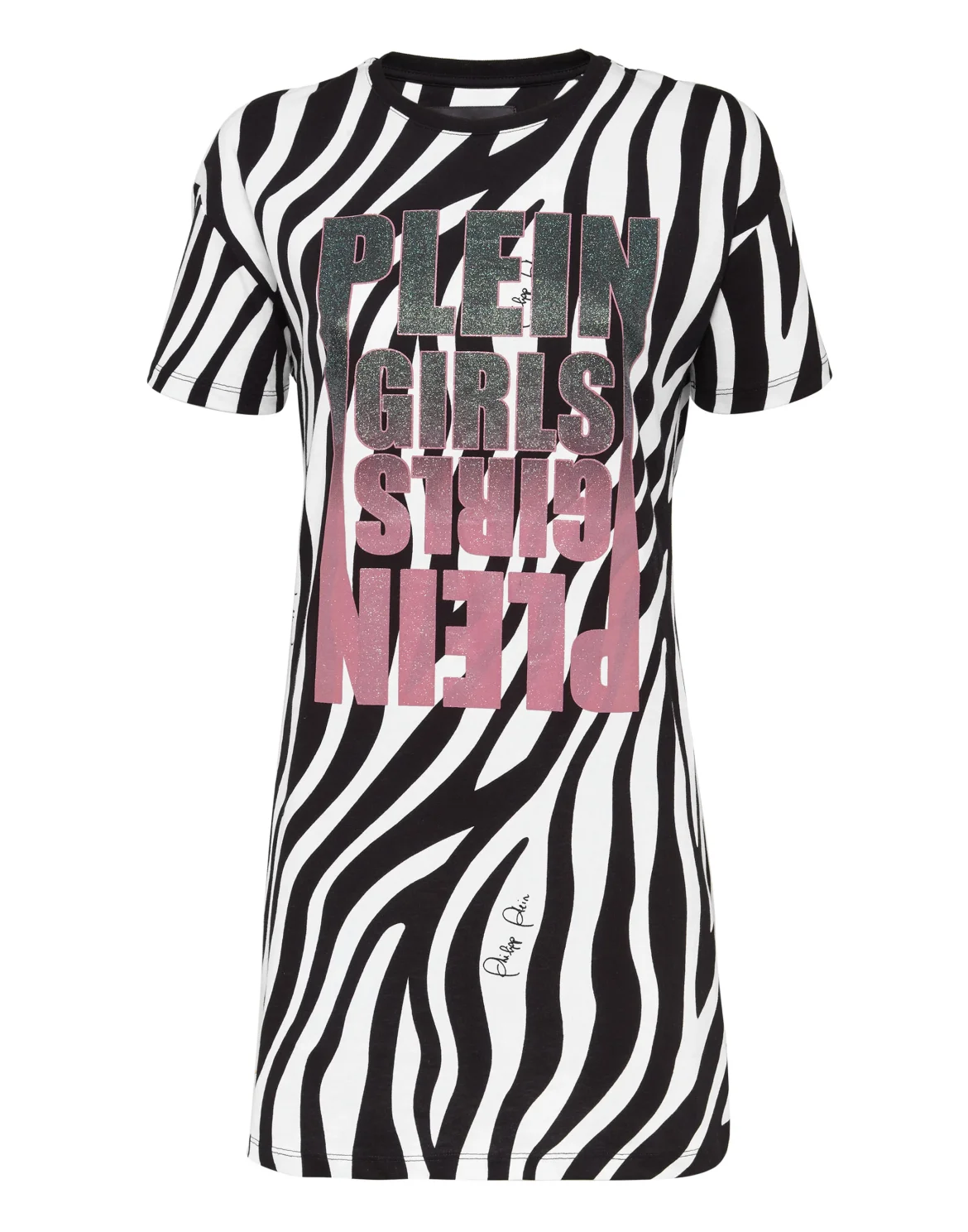 T-Shirt Short Dresses Zebra, цвет: Черный