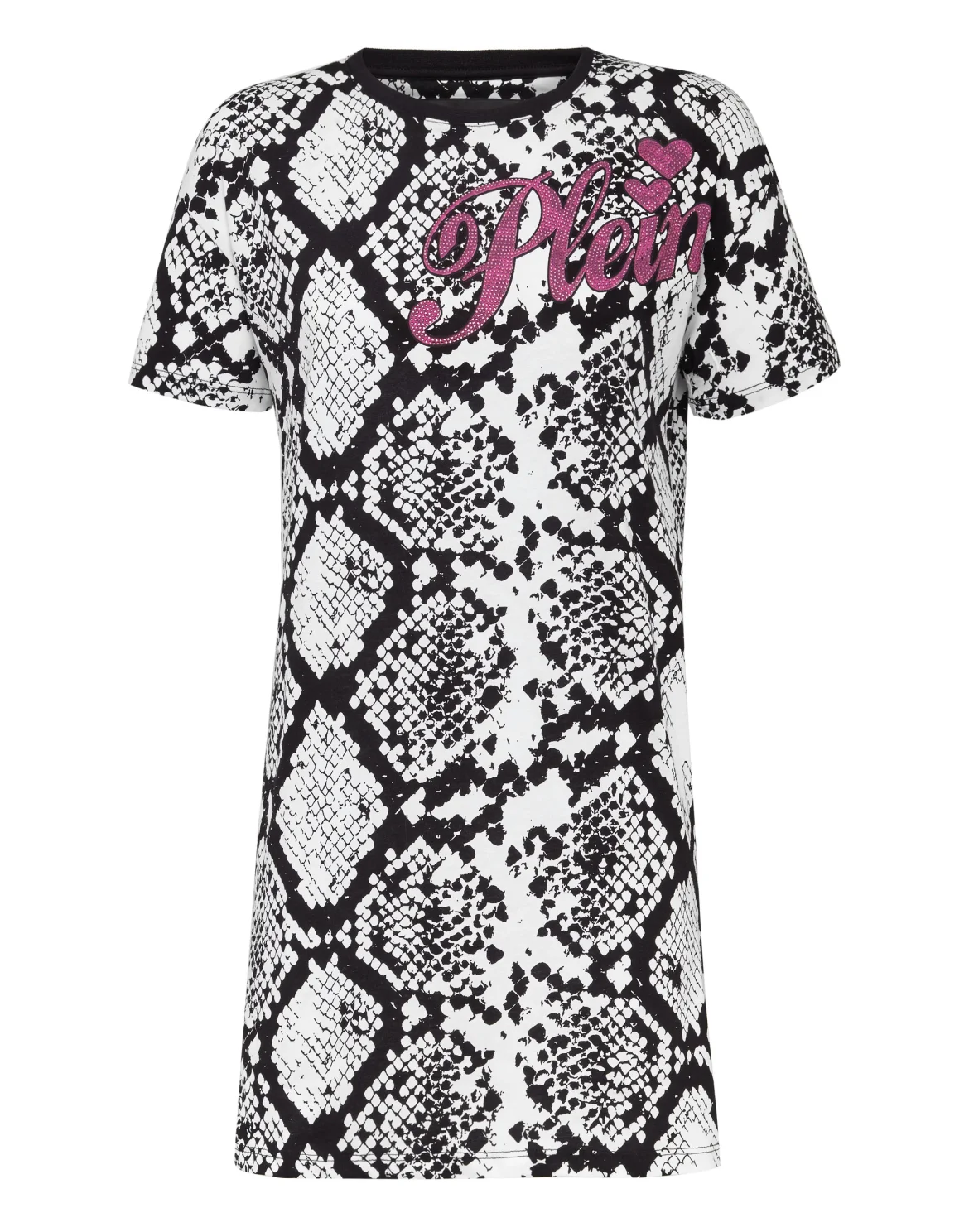 T-Shirt Short Dresses Python, цвет: Черный