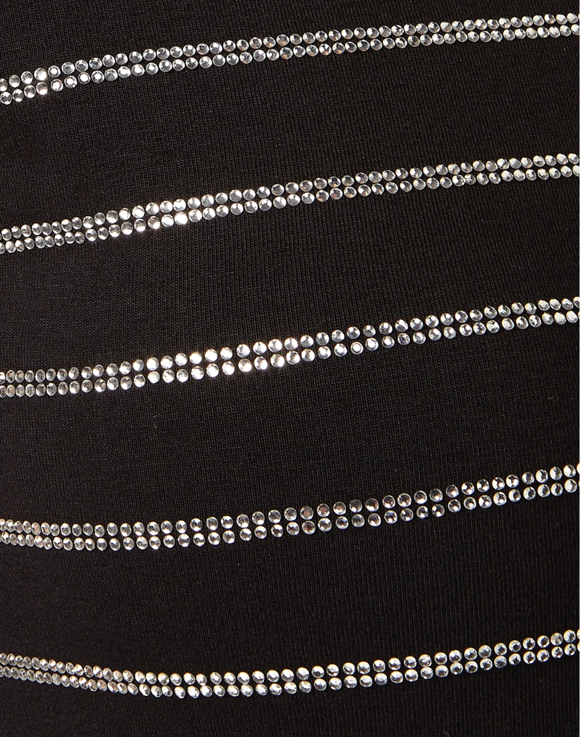 T-shirt Round Neck SS "Strass", цвет: Черный