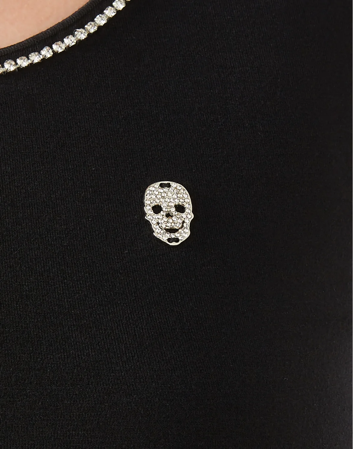 Tank top "Little Skull Three", цвет: Черный