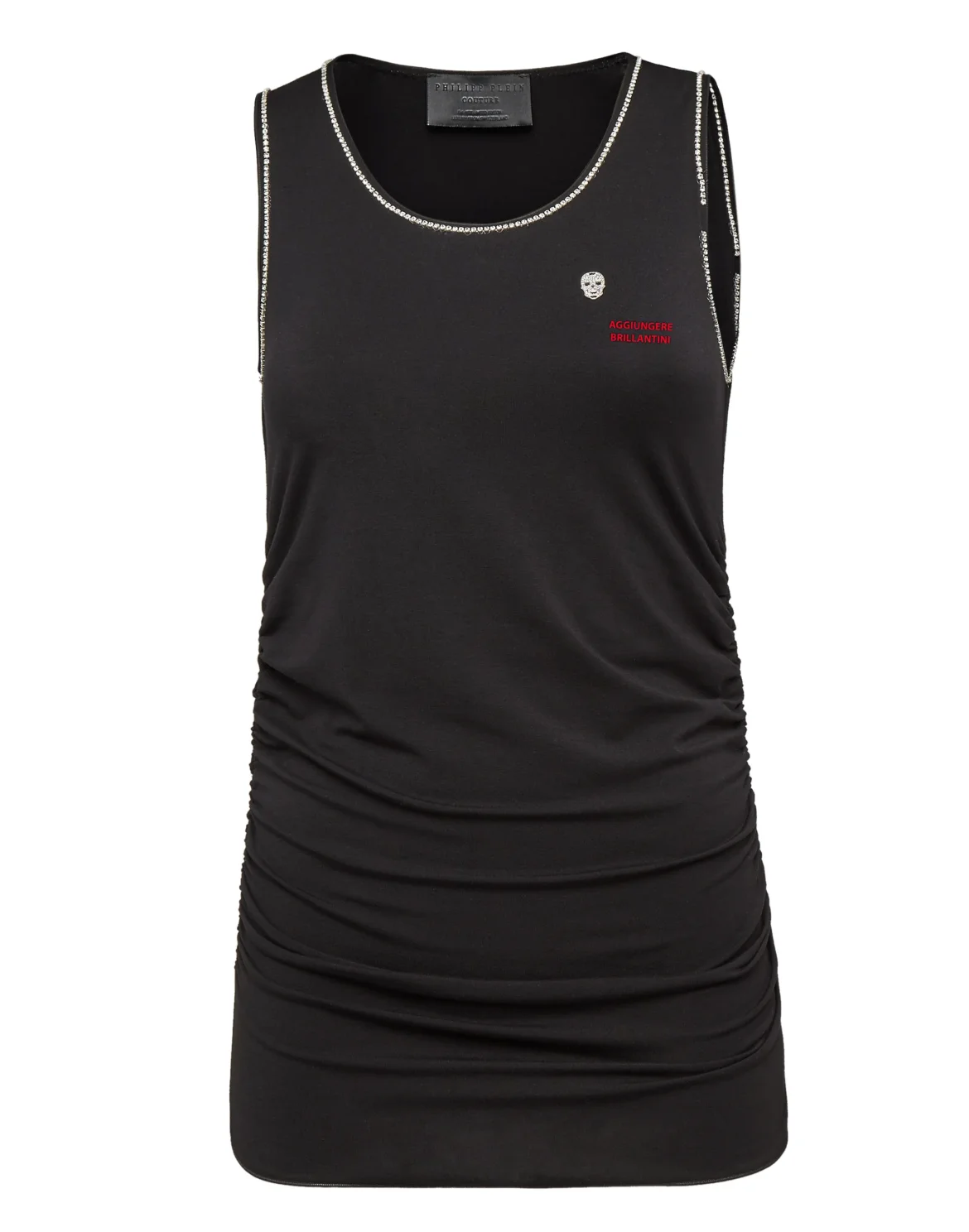 Tank top "Little Skull Three", цвет: Черный