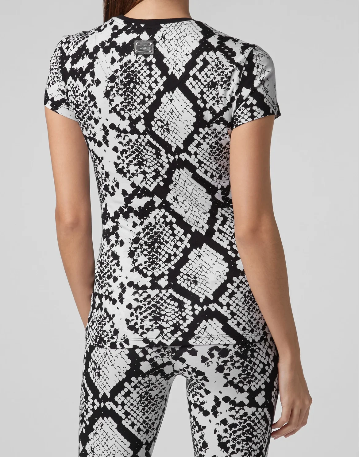 T-shirt Round Neck SS Python, цвет: Черный