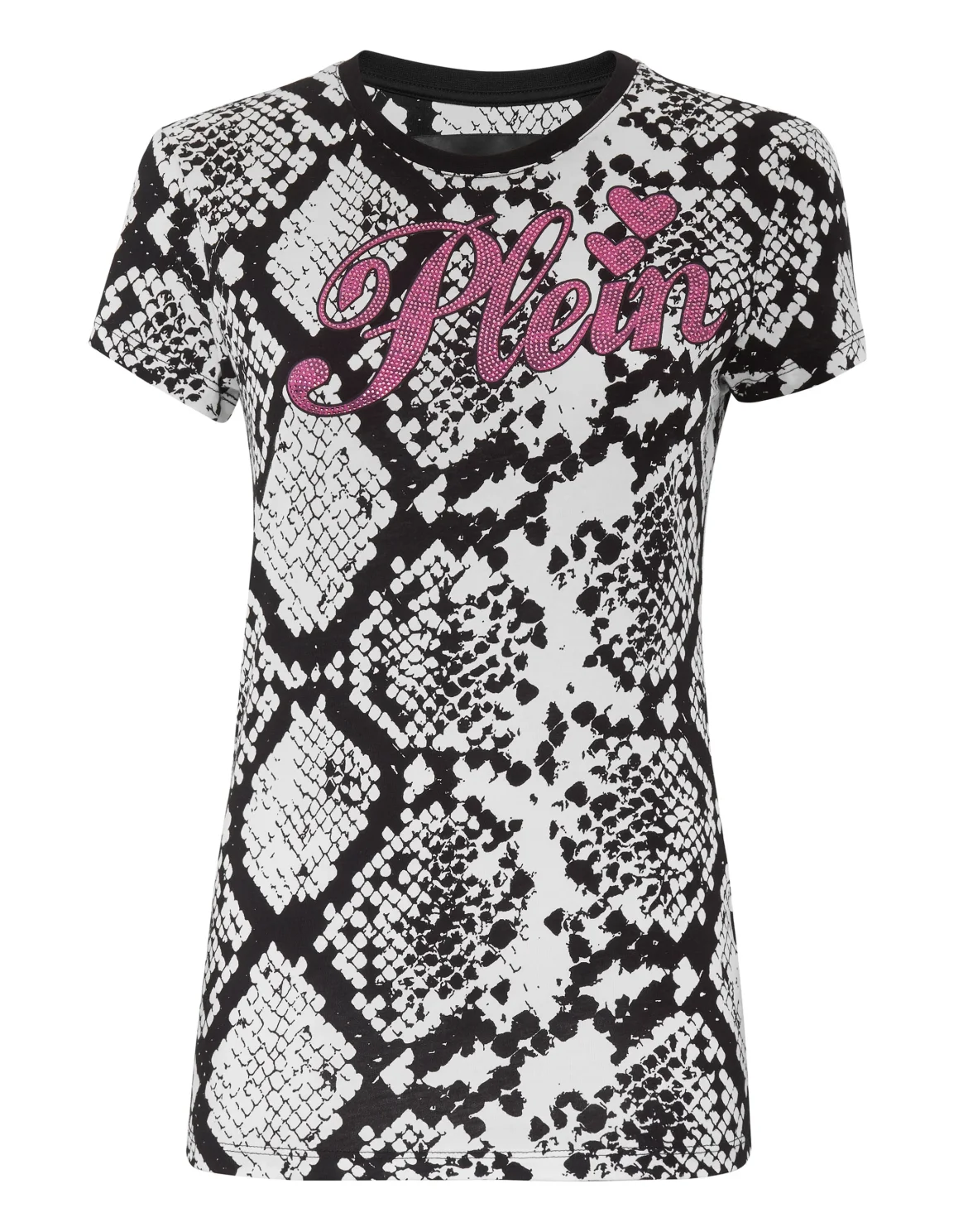 T-shirt Round Neck SS Python, цвет: Черный