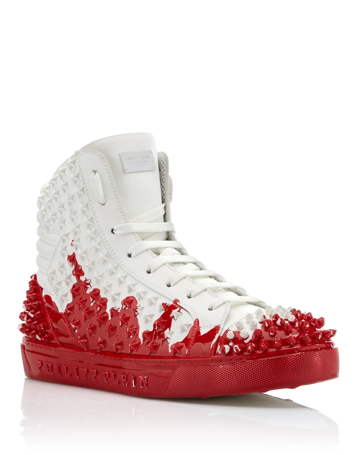 Hi-Top Sneakers "Painted", цвет: Белый