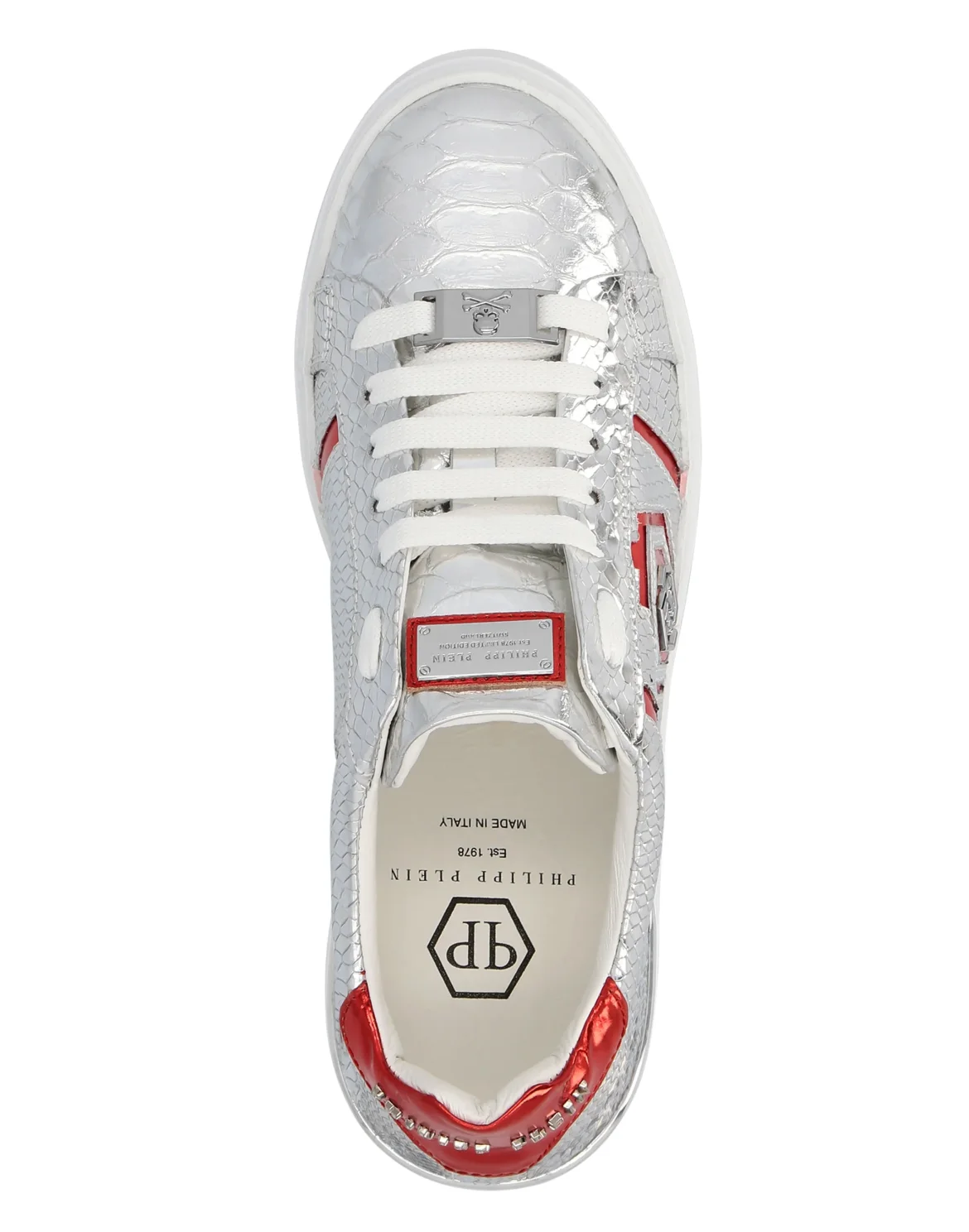 Lo-Top Sneakers "Only me", цвет: Серебристый