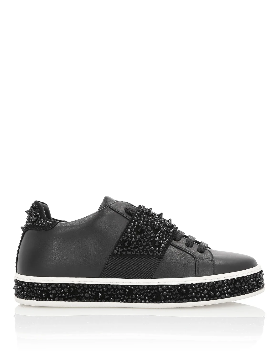 Lo-Top Sneakers "Full of crystal", цвет: Черный