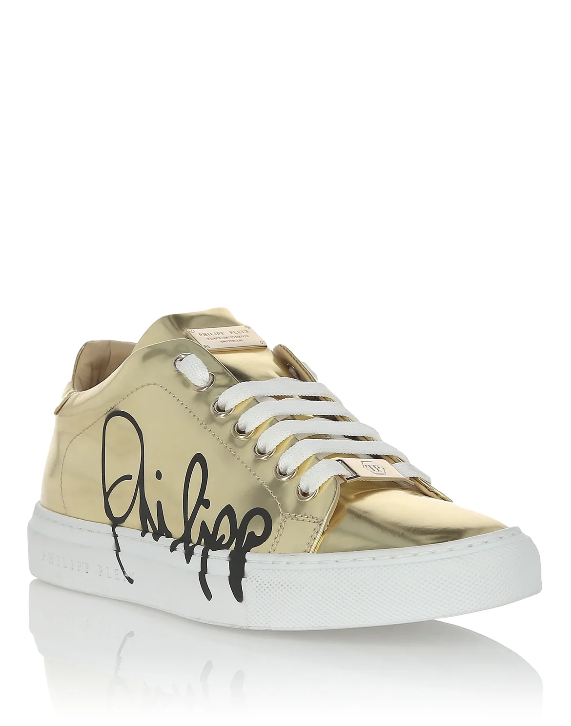 Lo-Top Sneakers "Signature mirror", цвет: Золотой