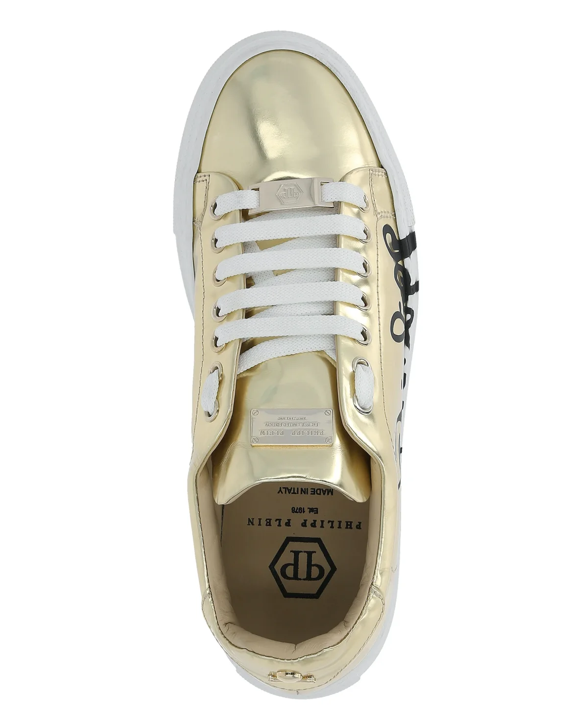 Lo-Top Sneakers "Signature mirror", цвет: Золотой