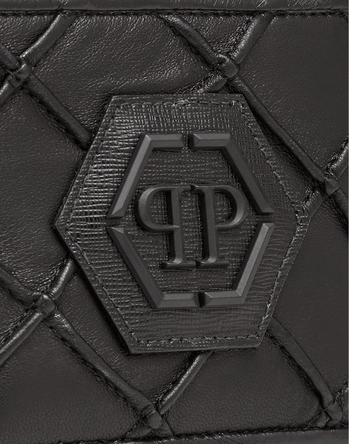 French wallet Geometric, цвет: Черный