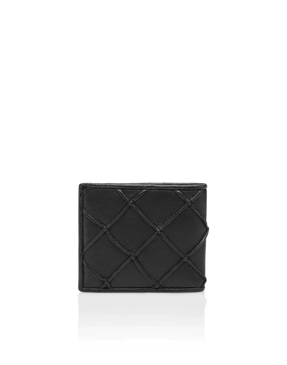 French wallet Geometric, цвет: Черный