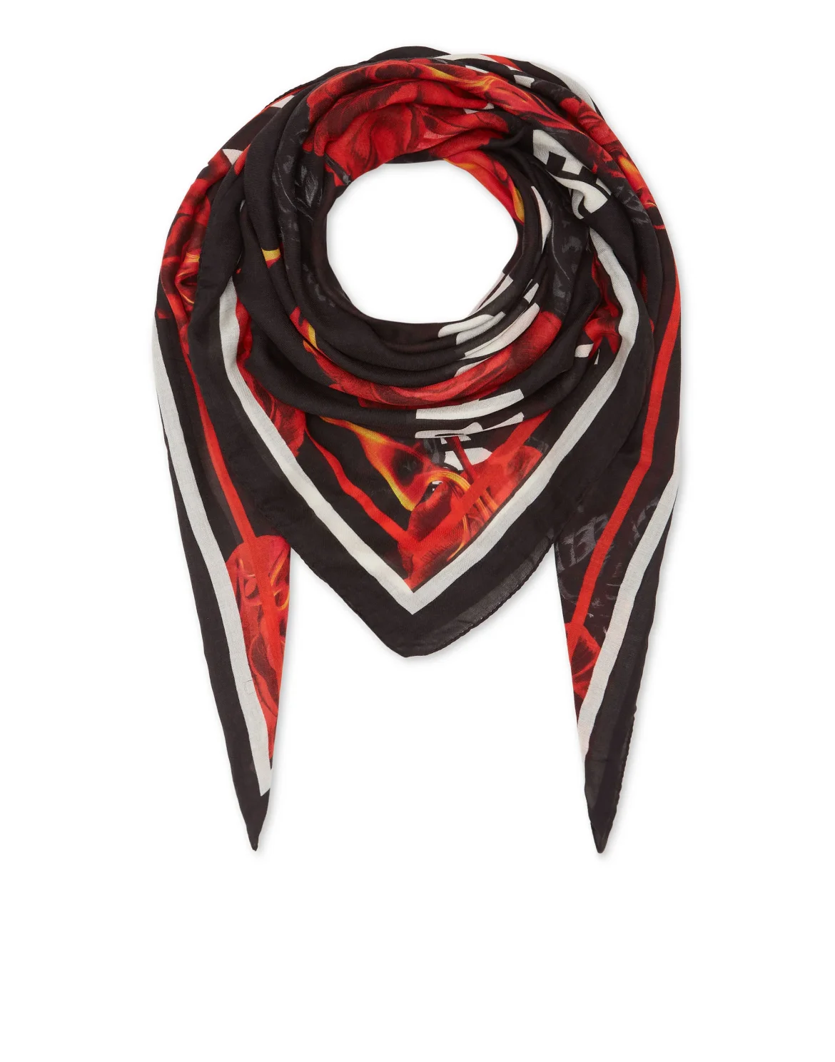 Square Scarf, цвет: Черный