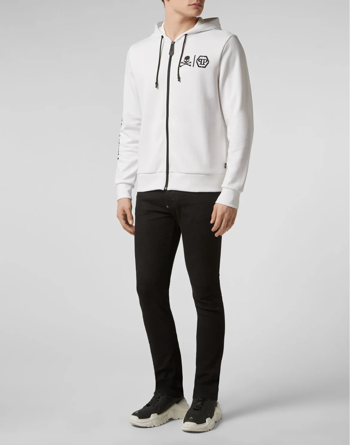 Hoodie Sweatjacket Statement, цвет: Белый
