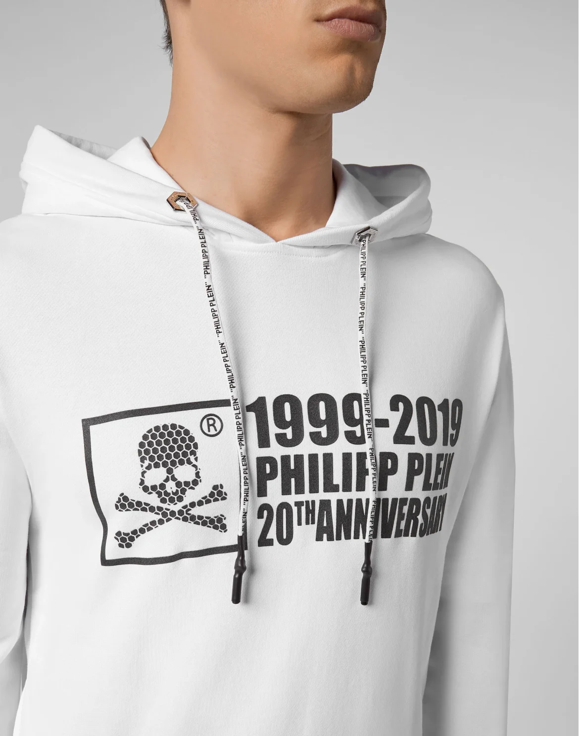 Hoodie sweatshirt Anniversary 20th, цвет: Белый