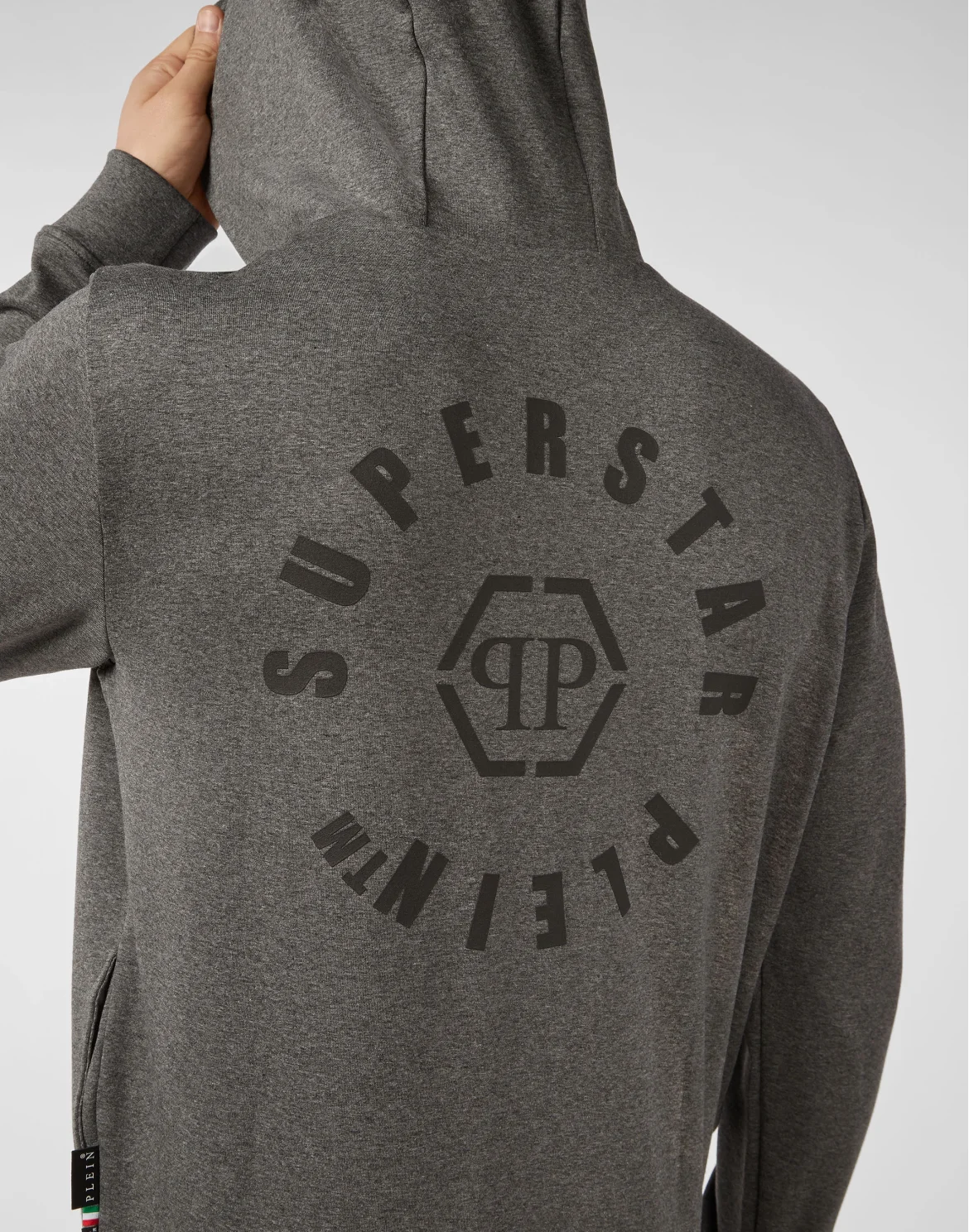 Hoodie Sweatjacket Philipp Plein TM, цвет: Серый