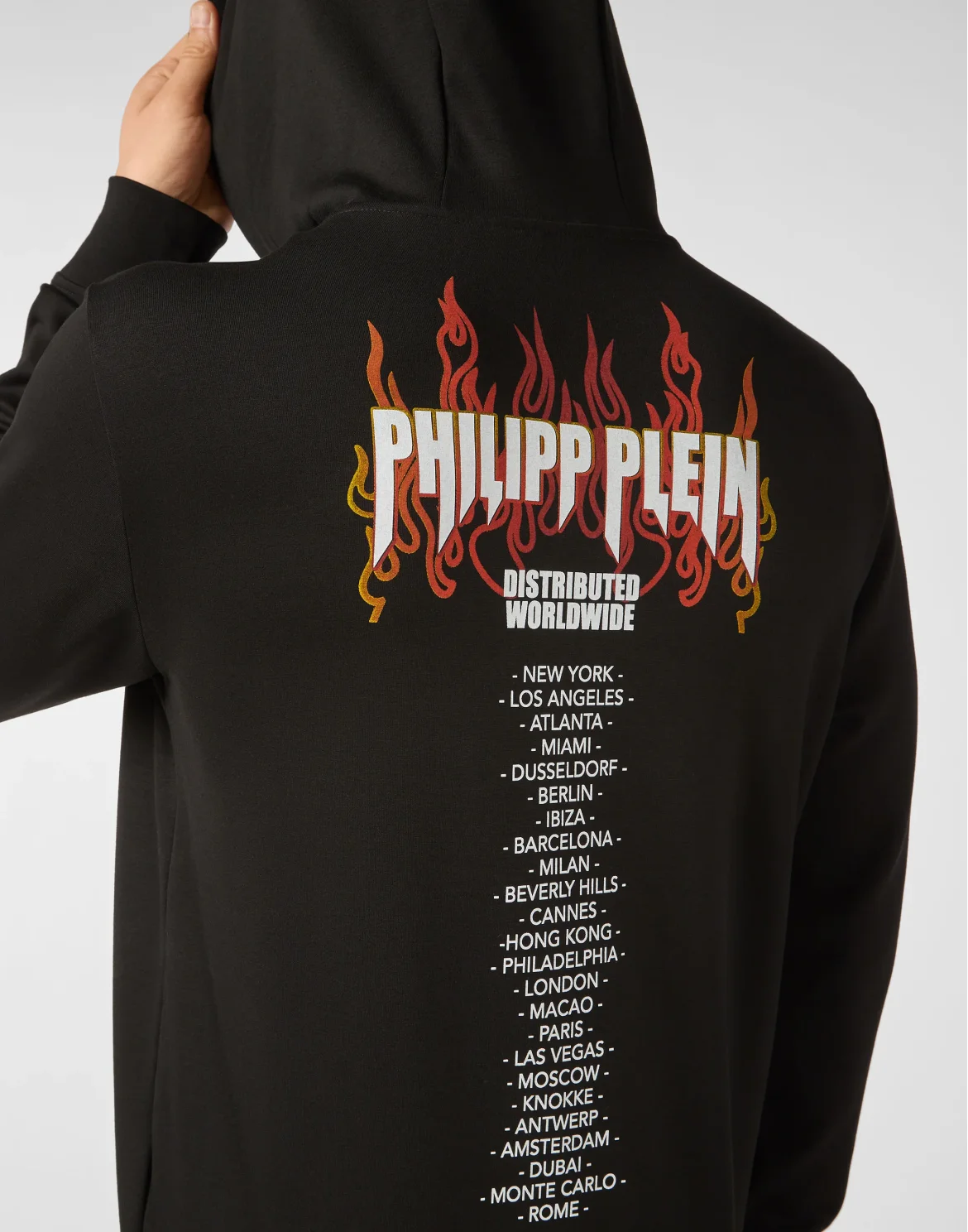 Hoodie sweatshirt Flame, цвет: Черный