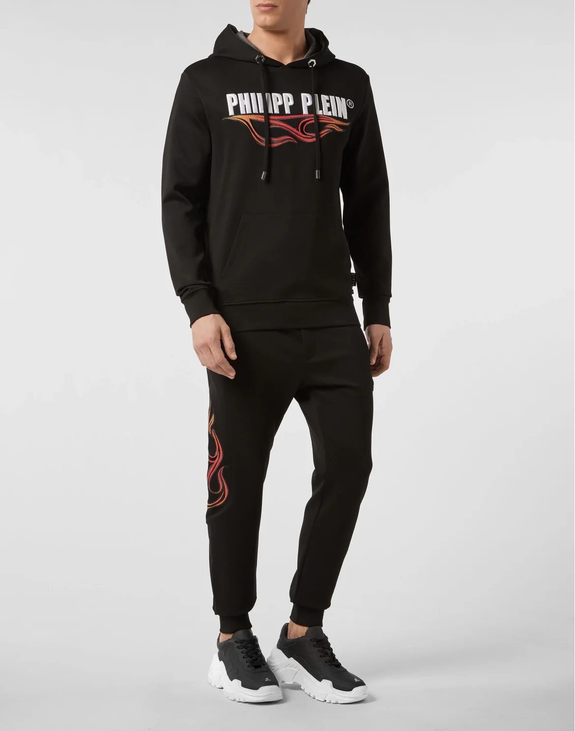Hoodie sweatshirt Flame, цвет: Черный