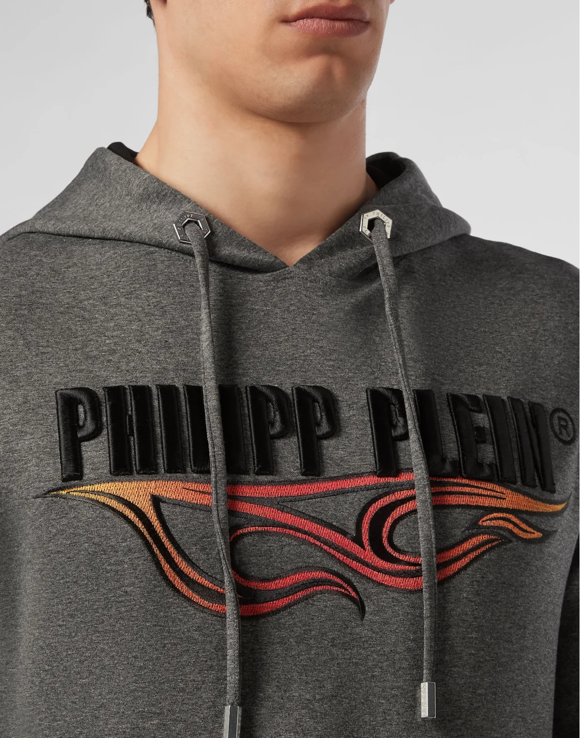 Hoodie sweatshirt Flame, цвет: Серый
