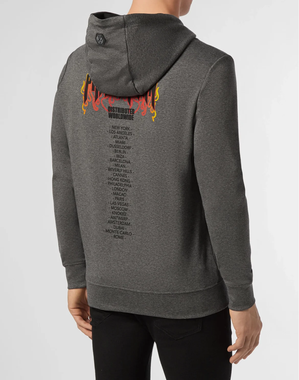Hoodie sweatshirt Flame, цвет: Серый