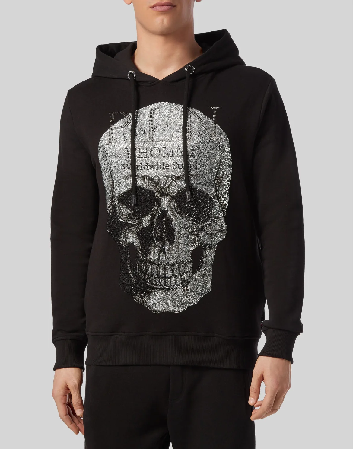 Hoodie sweatshirt Skull, цвет: Черный