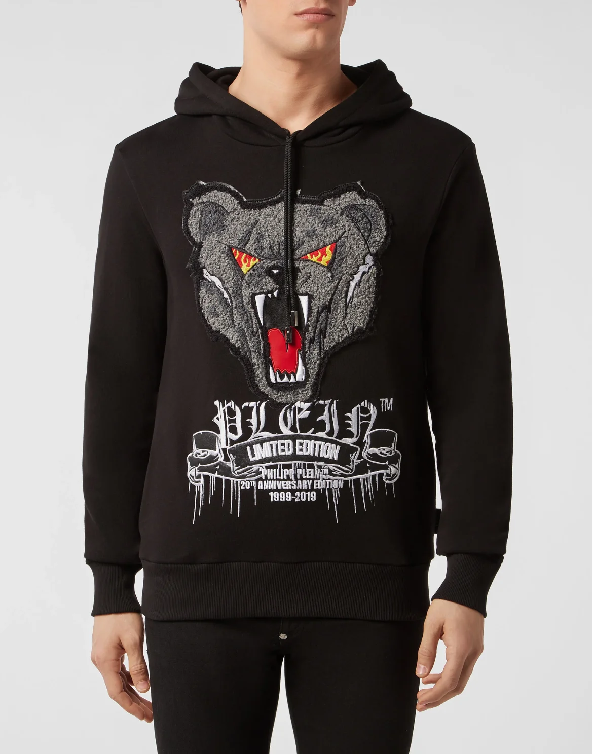 Hoodie sweatshirt Teddy Bear, цвет: Черный