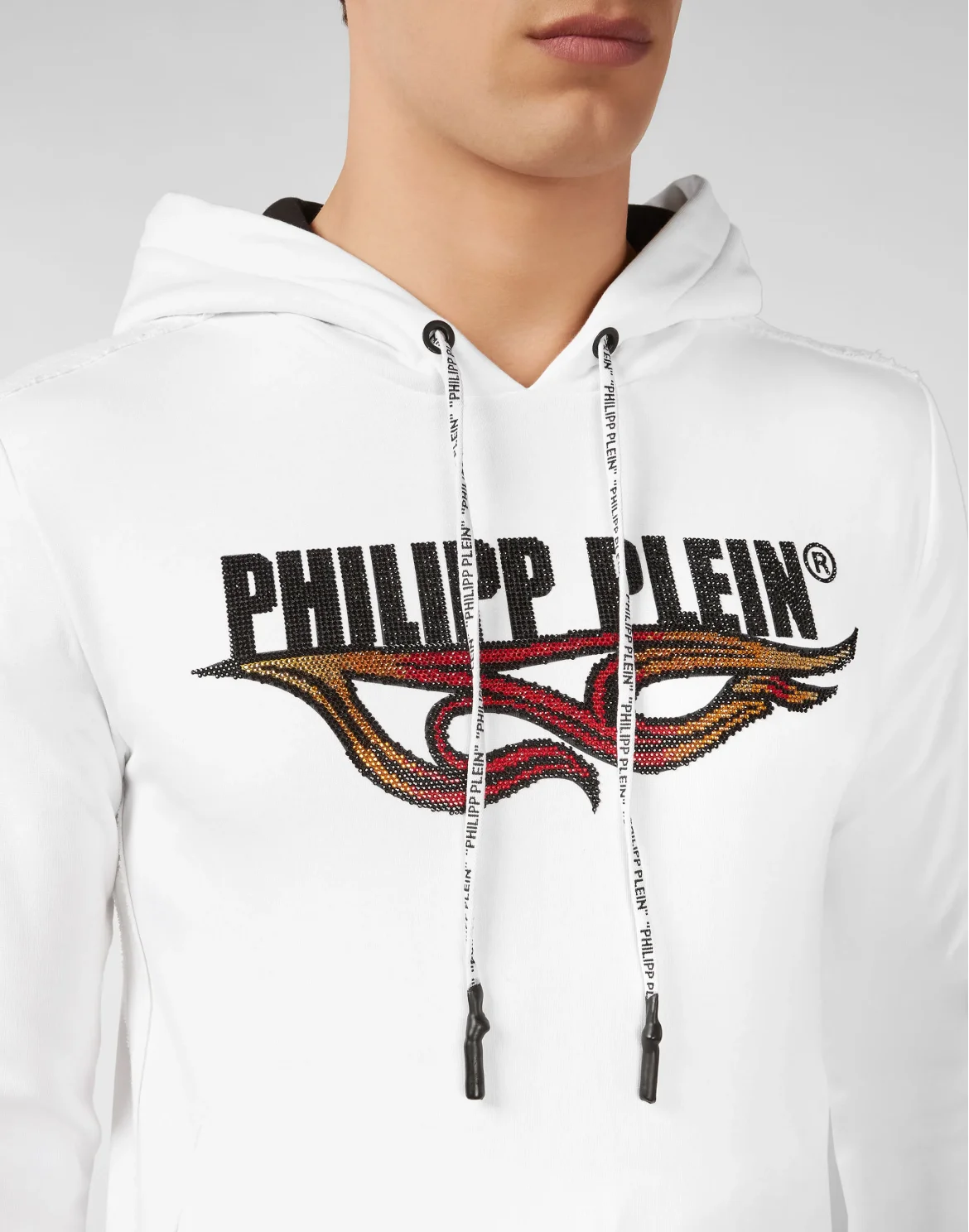 Hoodie sweatshirt Flame, цвет: Белый