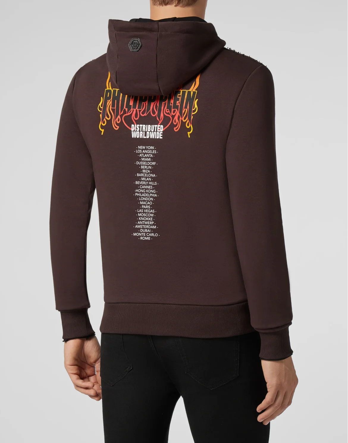 Hoodie sweatshirt Flame, цвет: Коричневый