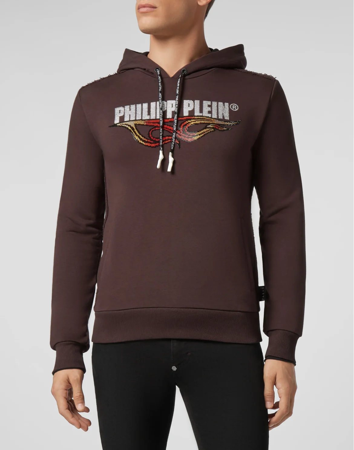 Hoodie sweatshirt Flame, цвет: Коричневый