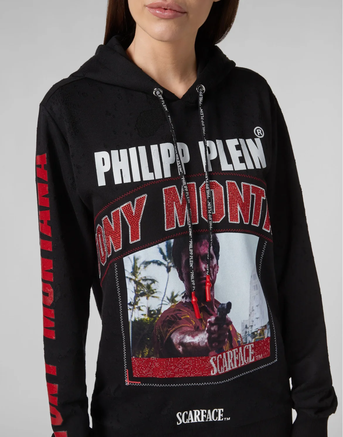 Hoodie sweatshirt Scarface, цвет: Черный