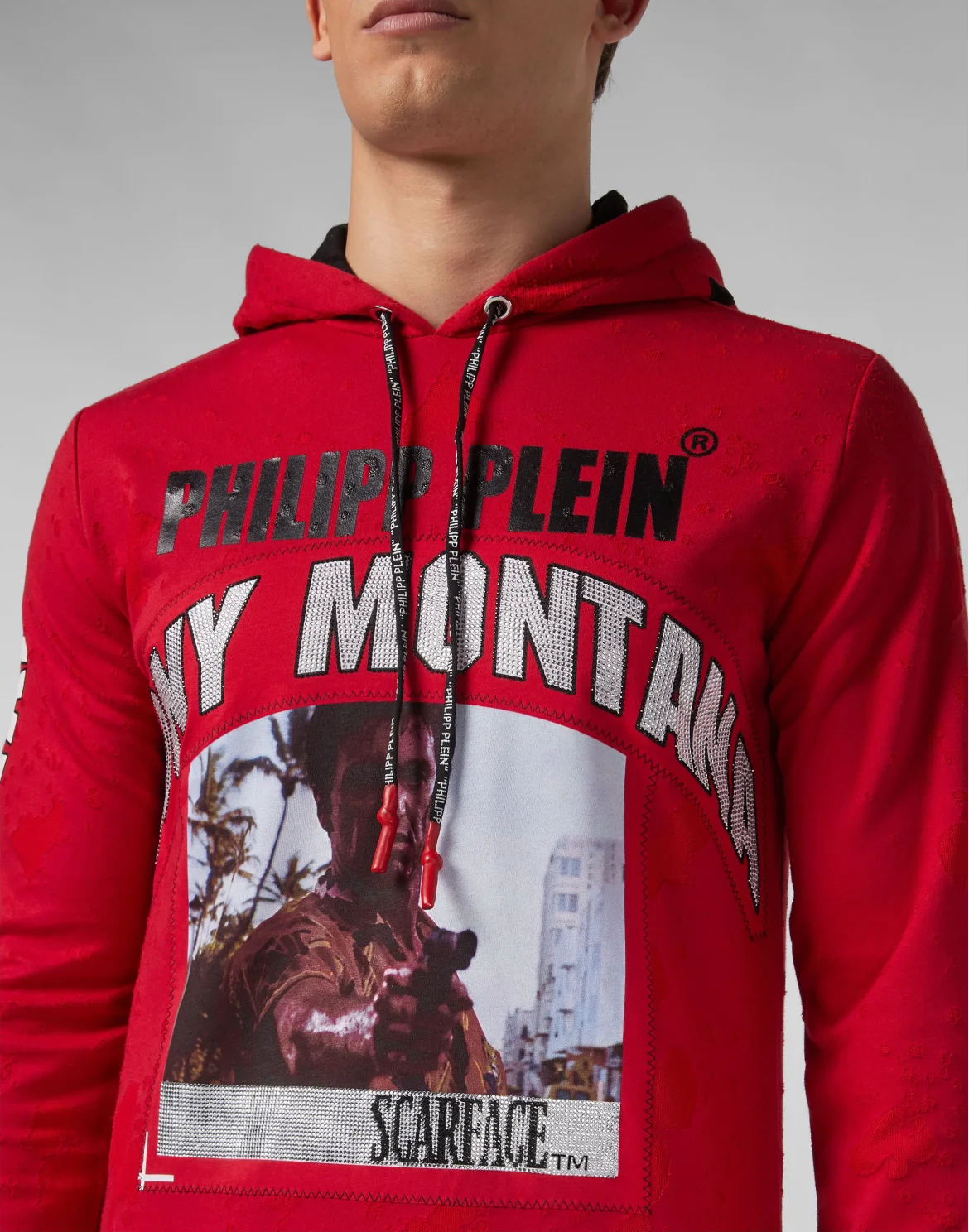Hoodie sweatshirt Scarface, цвет: Красный