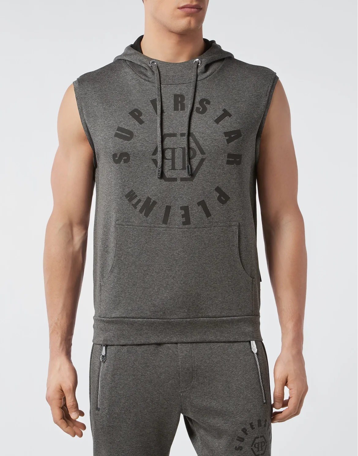 Jogging Vest Philipp Plein TM, цвет: Серый