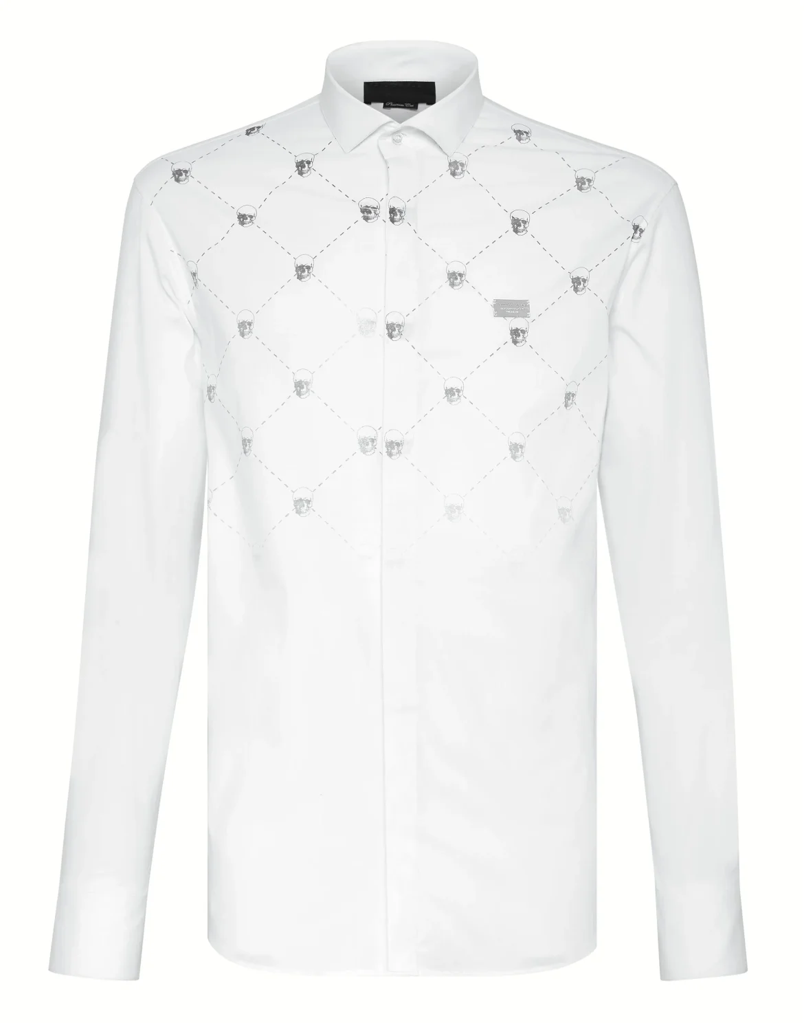 Shirt Platinum Cut LS Skull, цвет: Белый