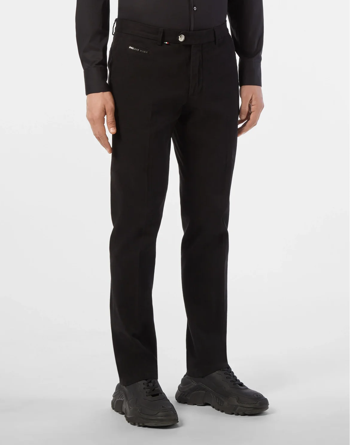 Long Trousers Statement, цвет: Черный