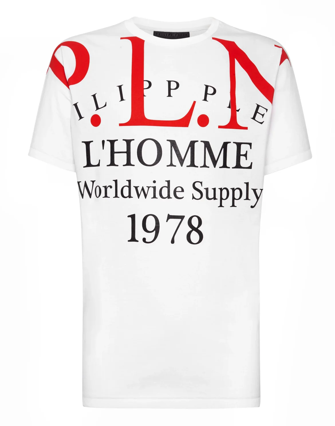T-shirt Gold Cut Round Neck P.L.N., цвет: Белый