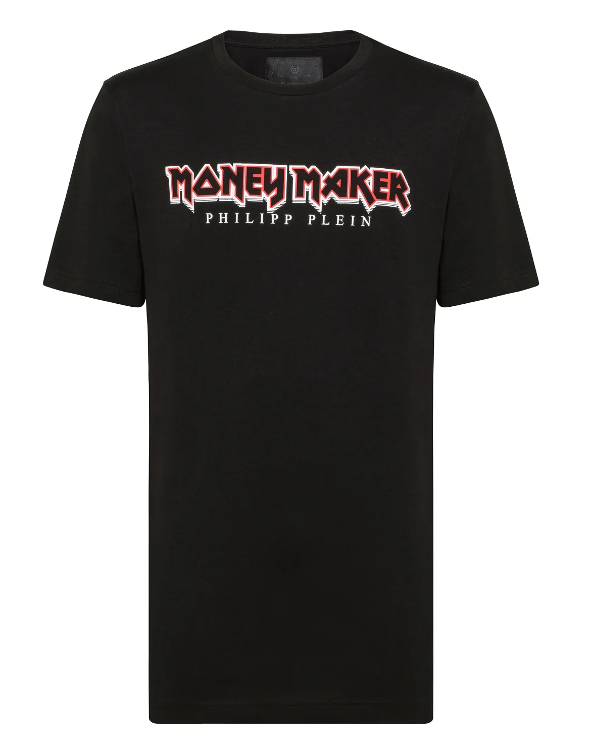 T-shirt Black Cut Round Neck Statement, цвет: Черный
