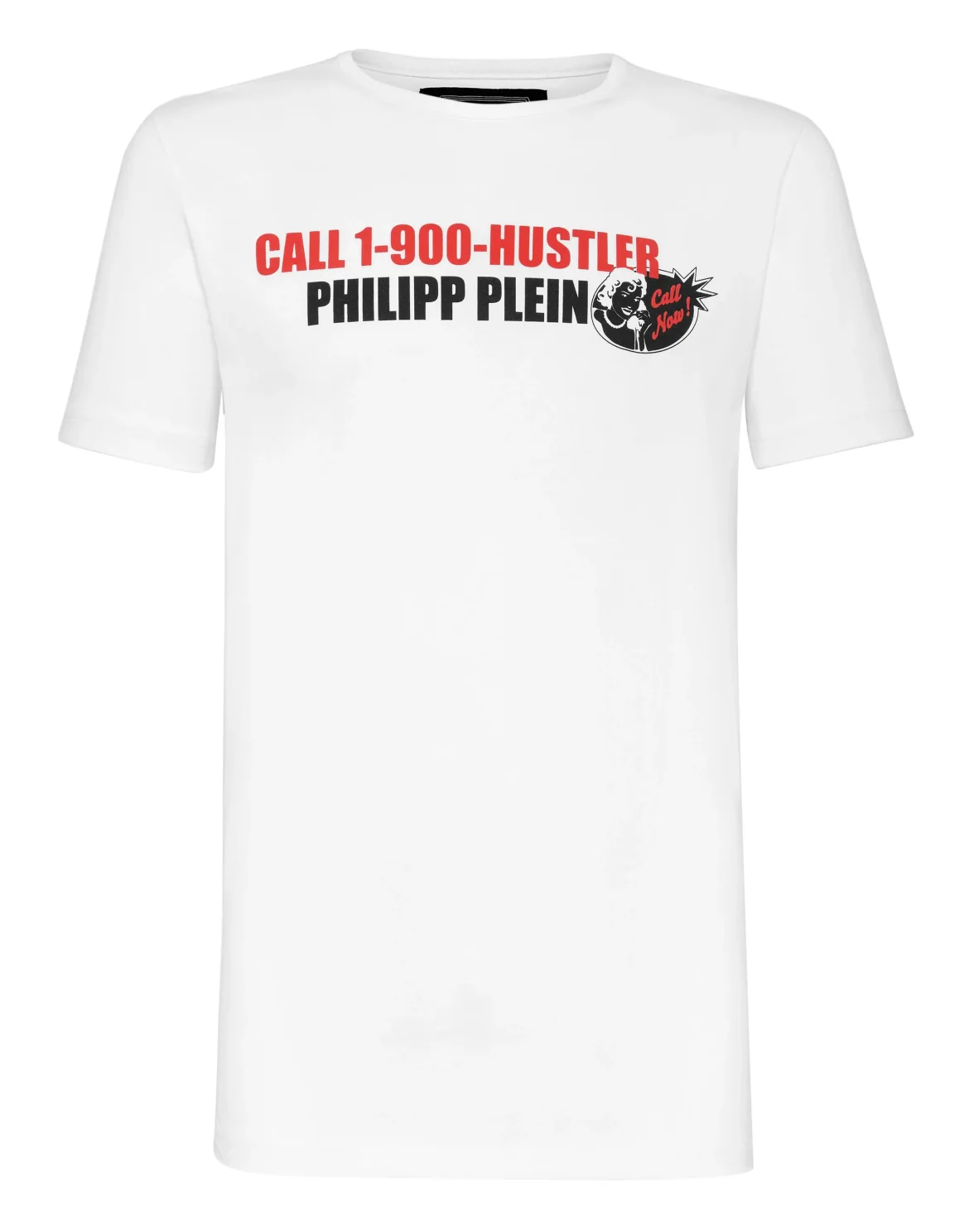 T-shirt Platinum Cut Round Neck Statement, цвет: Белый