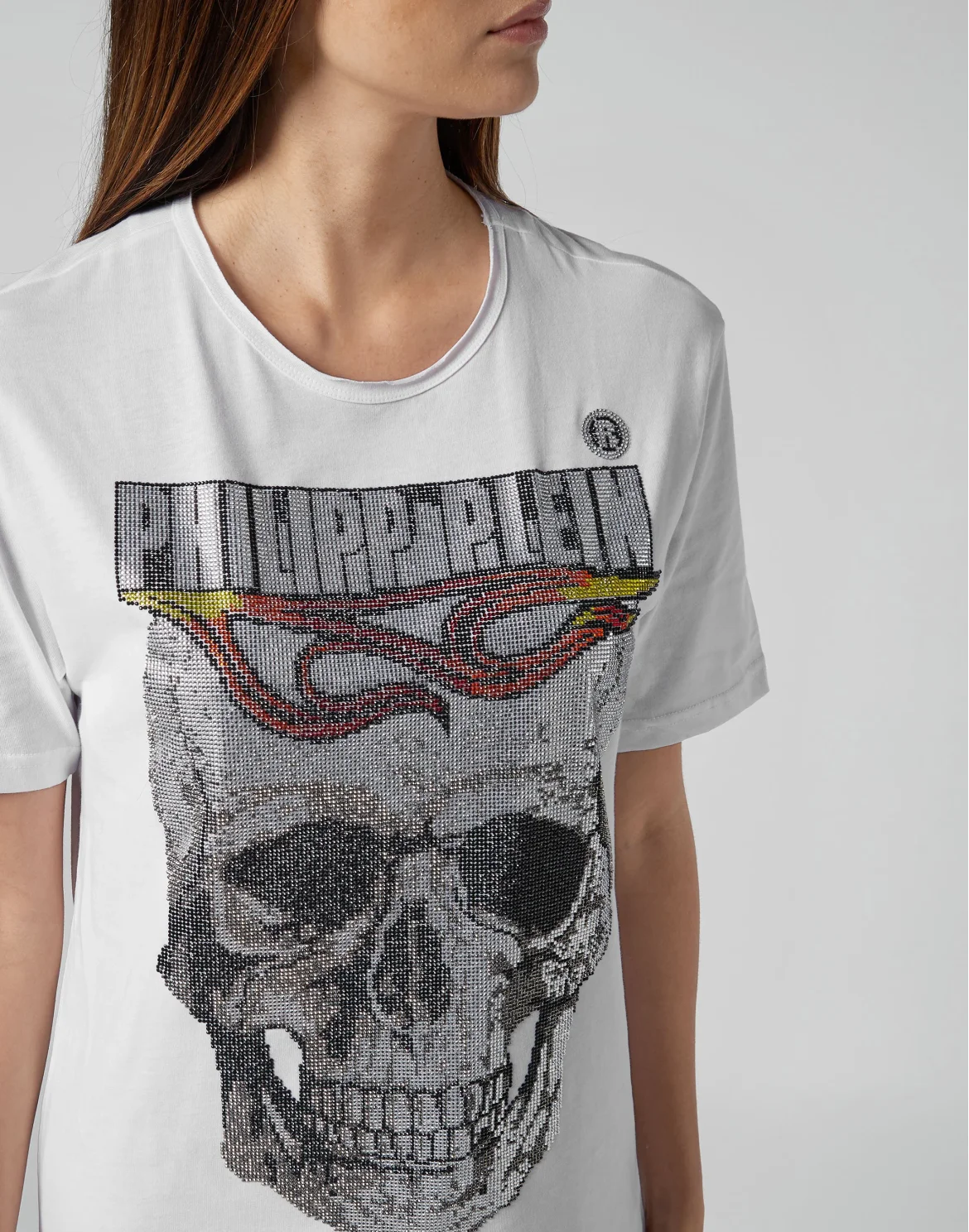 T-shirt Round Neck SS Flame, цвет: Белый